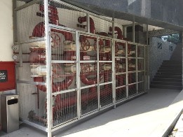 Fire protection pump and valve compound