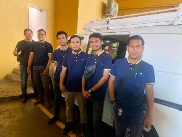 MCC site team in company polos
